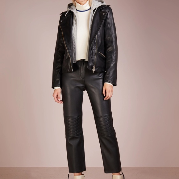 BY MALENE BIRGER Pants - BY MALENE BIRGER black leather trousers